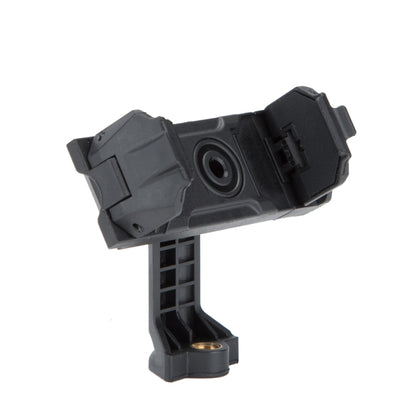 Fotopro SJ-36+ 360 Degree Rotation Horizontal and Vertical Tripod Mount Adapter Phone Clamp Bracket with Cold Shoe (Black) - Stand by Fotopro | Online Shopping UK | buy2fix