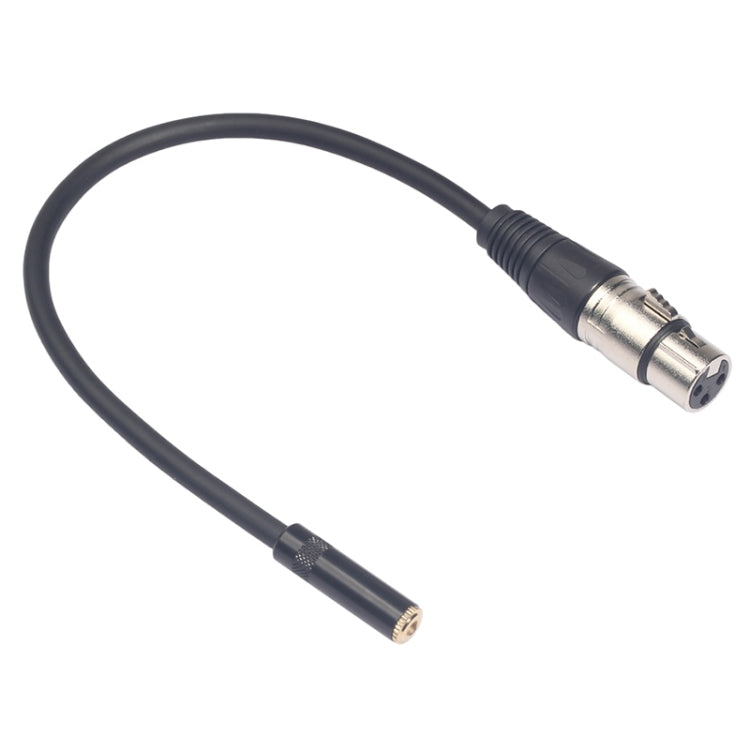 TC227K18-03 3.5mm Female to XLR Female Audio Cable, Length: 0.3m - Consumer Electronics by buy2fix | Online Shopping UK | buy2fix