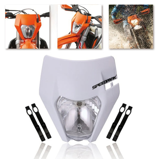 Speedpark H4 KTM Cross-country Motorcycle LED Headlight Grimace Headlamp (White) - Headlights by Speedpark | Online Shopping UK | buy2fix
