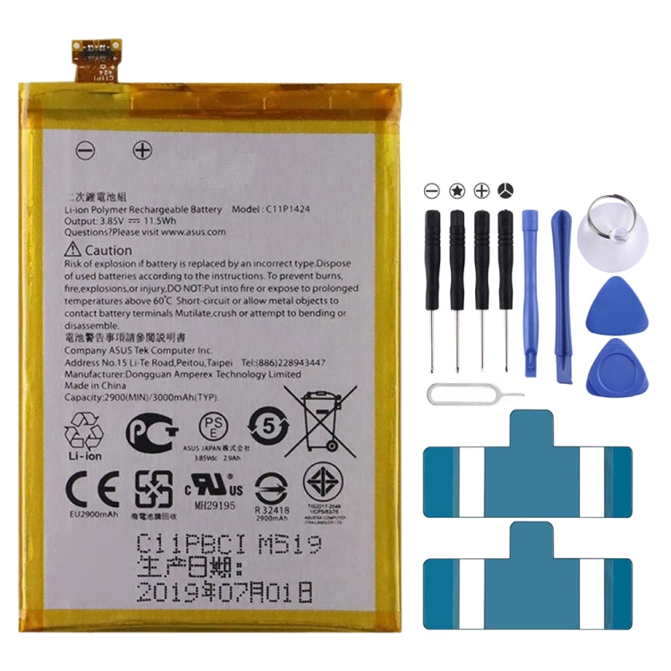 3000mAh C11P1424 Li-Polymer Battery for Asus Zenfone 2 ZE551ML ZE550ML - Others by buy2fix | Online Shopping UK | buy2fix