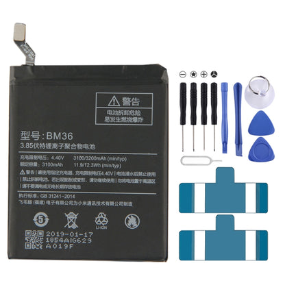 BM36 3100mAh for Xiaomi Mi 5s Li-Polymer Battery - For Xiaomi by buy2fix | Online Shopping UK | buy2fix