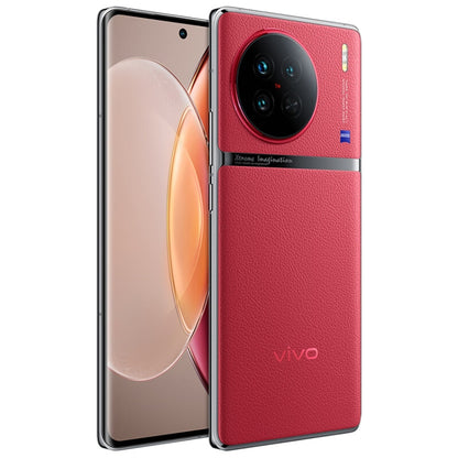 vivo X90 5G, 50MP Camera, 12GB+256GB, Triple Back Cameras, Screen Fingerprint Identification / Face ID, 4810mAh Battery, 6.78 inch Android 13.0 OriginOS 3 MediaTek Dimensity 9200 Octa Core up to 3.05GHz, NFC, OTG, Network: 5G, Support Google Play(Red) - vivo by vivo | Online Shopping UK | buy2fix