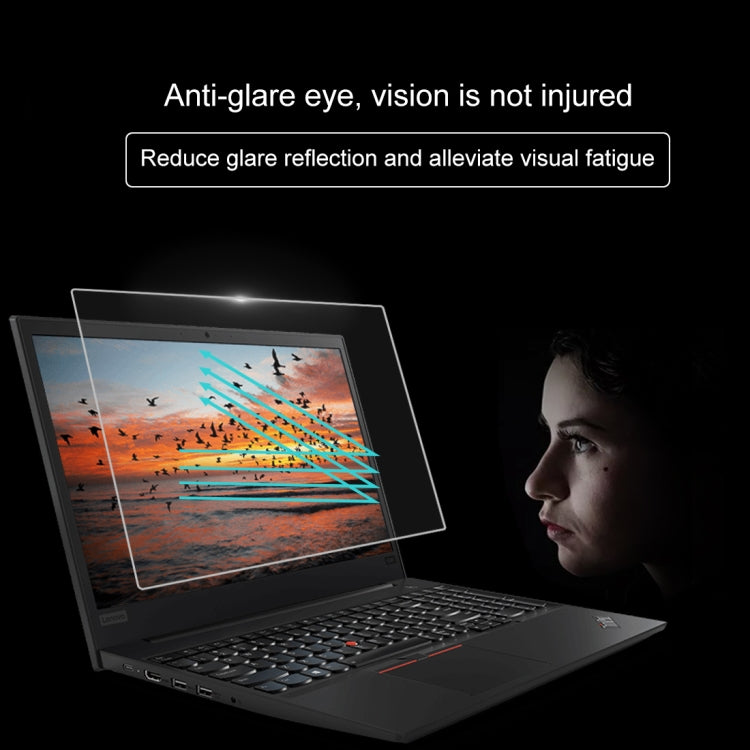 9H Surface Hardness Full Screen Tempered Glass Film for Lenovo ThinkPad E585 15.6 inch -  by buy2fix | Online Shopping UK | buy2fix