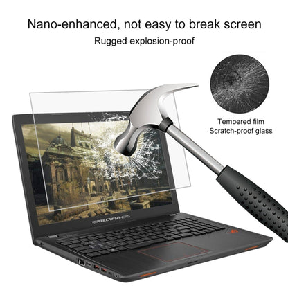 Laptop Screen HD Tempered Glass Protective Film for ASUS ROG GL553VD 15.6 inch -  by buy2fix | Online Shopping UK | buy2fix