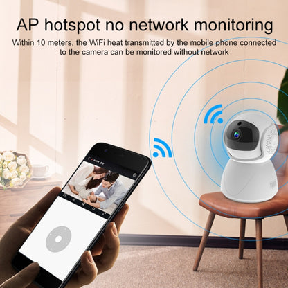 ZAS-5G01 1080P Home 5G WiFi Dual-band Panoramic Camera, Support IR Night Vision & TF Card Slot & AP Hot Spot & Designated Alarm Area, US Plug - Security by buy2fix | Online Shopping UK | buy2fix