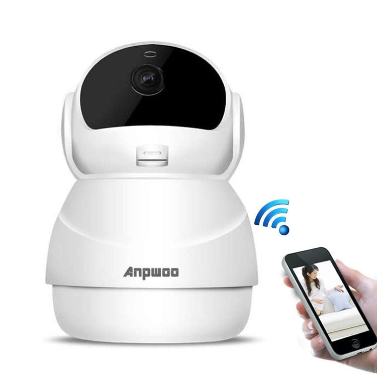 Anpwoo Warrior GM8135+SC2145 1080P HD WiFi IP Camera, Support Motion Detection & Infrared Night Vision & TF Card(Max 128GB)(White) - Security by Anpwoo | Online Shopping UK | buy2fix