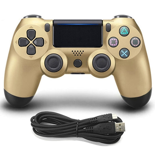 Wired Game Controller for Sony PS4(Gold) - Gamepads by buy2fix | Online Shopping UK | buy2fix