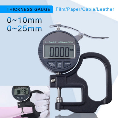 0-25mm Range 30mm Probe Digital Display Percentage Thickness Gauge - Consumer Electronics by buy2fix | Online Shopping UK | buy2fix