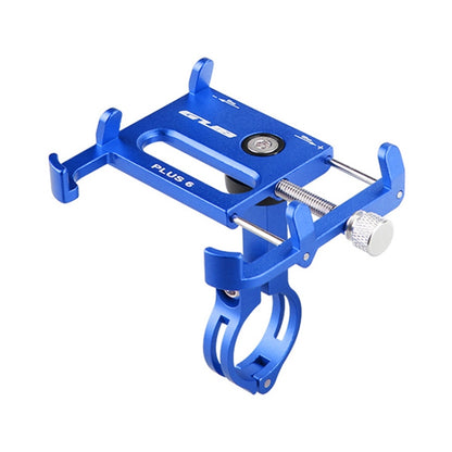 GUB Plus 6 Aluminum Alloy MTB Bike Bicycle Phone Holder(Blue) - Outdoor & Sports by GUB | Online Shopping UK | buy2fix