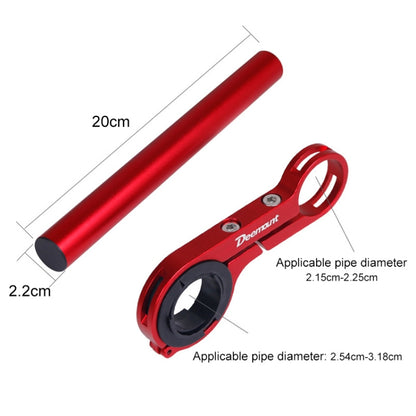 HLD-208 Mountainous Bicycle Aluminium Alloy Handlebar Extension Frame Flashlight Bracket (Red) - Outdoor & Sports by buy2fix | Online Shopping UK | buy2fix