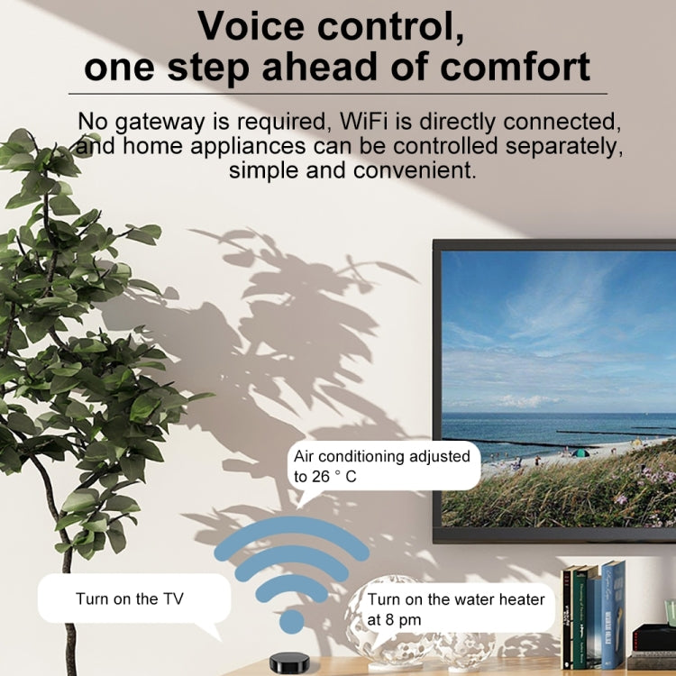 YRC11 WiFi Infrared Smart Universal Remote Controller, Support Mobile Phones APP Remote Control & Alexa Voice Control - Consumer Electronics by buy2fix | Online Shopping UK | buy2fix
