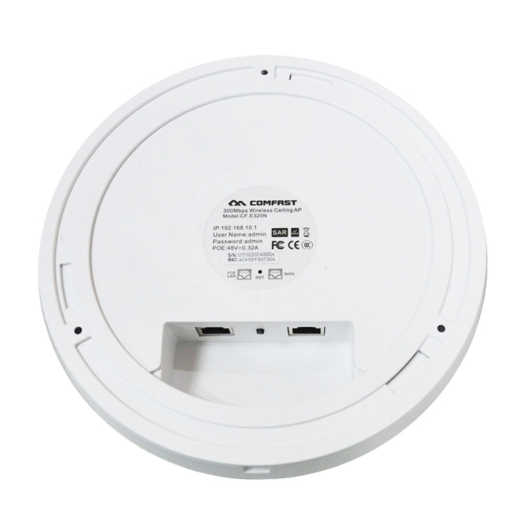 COMFAST CF-E320N MTK7620N 300Mbps/s UFO Shape Wall Ceiling Wireless WiFi AP / Repeater with 7 Colors LED Indicator Light & 48V POE Adapter, Got CE / ROHS / FCC / CCC Certification - Computer & Networking by COMFAST | Online Shopping UK | buy2fix