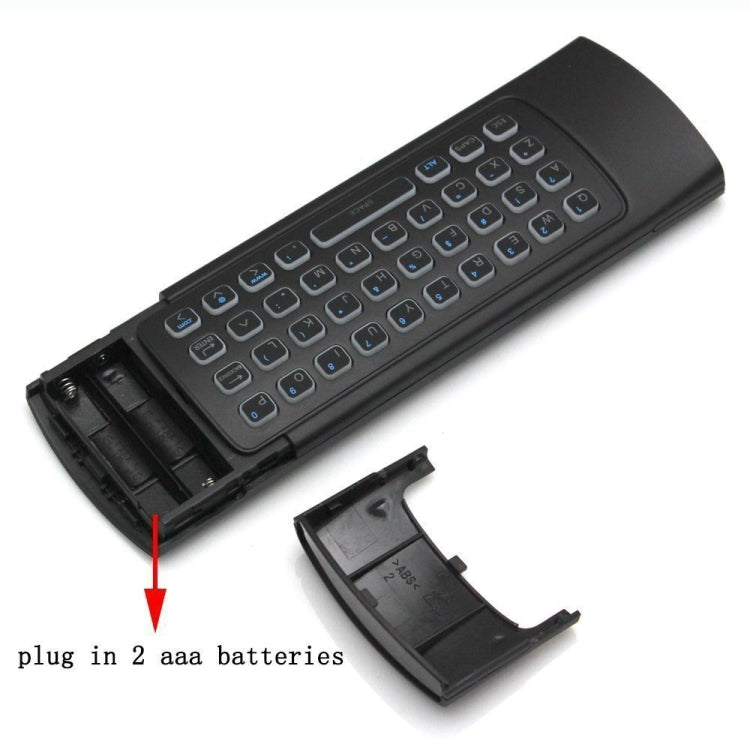 MX3-L White Backlit Version 2.4GHz Fly Air Mouse Wireless Keyboard Remote Control - MINI PC Accessories & Gadgets by buy2fix | Online Shopping UK | buy2fix