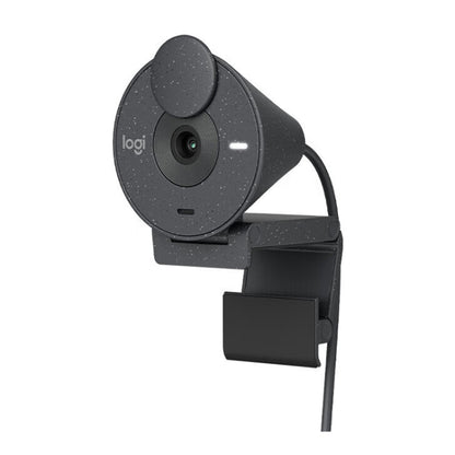 Logitech Brio 300 2MP 1080P Full HD IP Camera with Noise Reduction Microphone (Black) - HD Camera by Logitech | Online Shopping UK | buy2fix