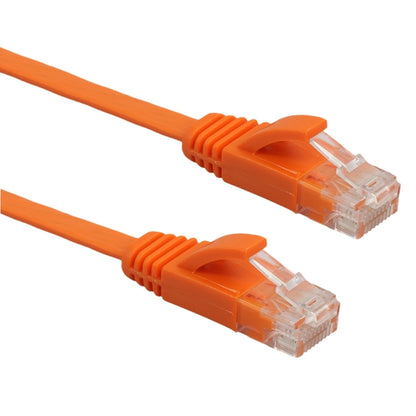 2m CAT6 Ultra-thin Flat Ethernet Network LAN Cable, Patch Lead RJ45 (Orange) - Lan Cable and Tools by buy2fix | Online Shopping UK | buy2fix