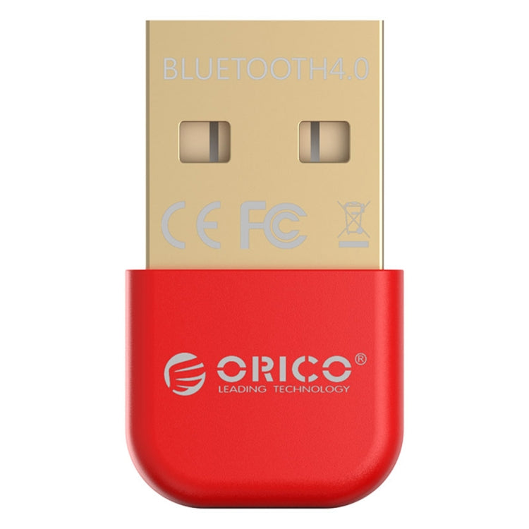 ORICO BTA-403 3Mbps Transfer Speed USB Bluetooth 4.0 Adapter(Red) - Bluetooth Dongle by ORICO | Online Shopping UK | buy2fix