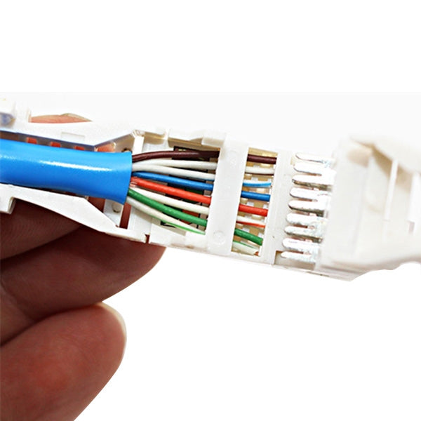 Tool-free Crimping RJ-45 Connector Modular Plug, Short Version Cat5e - Computer & Networking by buy2fix | Online Shopping UK | buy2fix