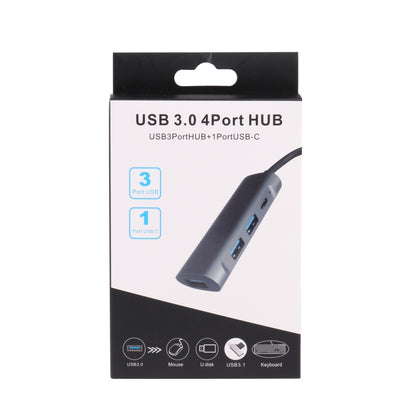 U-811 4 in 1 USB 3.0 to 3 USB 3.0 + USB-C / Type-C Ports HUB Docking Station -  by buy2fix | Online Shopping UK | buy2fix