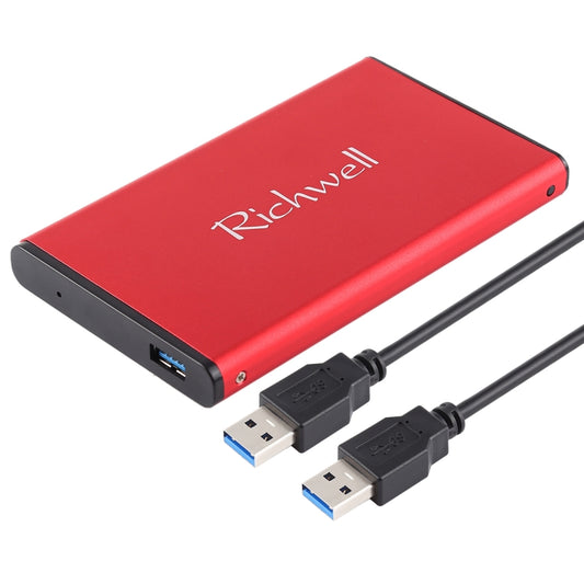 Richwell SATA R2-SATA-320GB 320GB 2.5 inch USB3.0 Super Speed Interface Mobile Hard Disk Drive(Red) - External Hard Drives by Richwell | Online Shopping UK | buy2fix