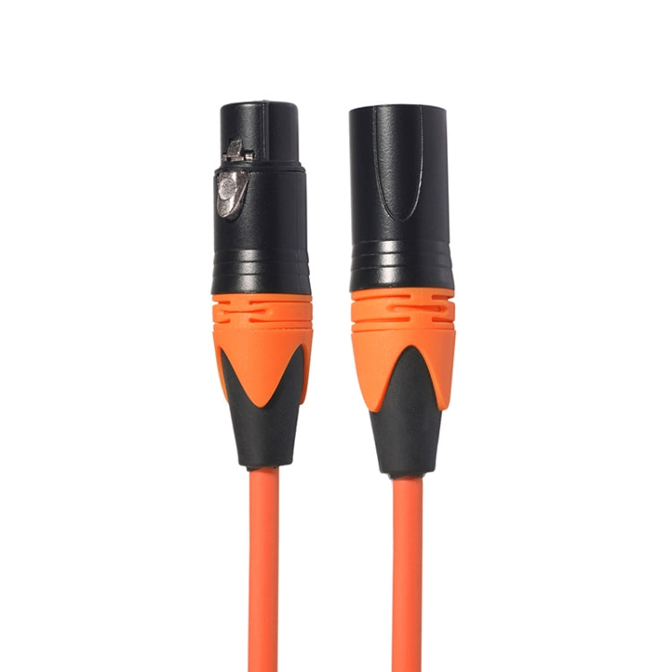 XRL Male to Female Microphone Mixer Audio Cable, Length: 3m (Orange) - Consumer Electronics by buy2fix | Online Shopping UK | buy2fix