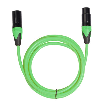 XRL Male to Female Microphone Mixer Audio Cable, Length: 3m (Green) - Consumer Electronics by buy2fix | Online Shopping UK | buy2fix