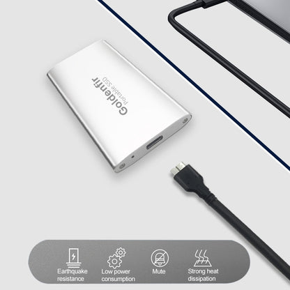 Goldenfir NGFF to Micro USB 3.0 Portable Solid State Drive, Capacity: 240GB(Silver) - Computer & Networking by Goldenfir | Online Shopping UK | buy2fix