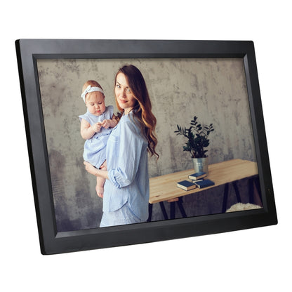 21.5 inch LED Display Digital Photo Frame with Holder & Remote Control, US Plug(Black) - 15 inch Above by buy2fix | Online Shopping UK | buy2fix