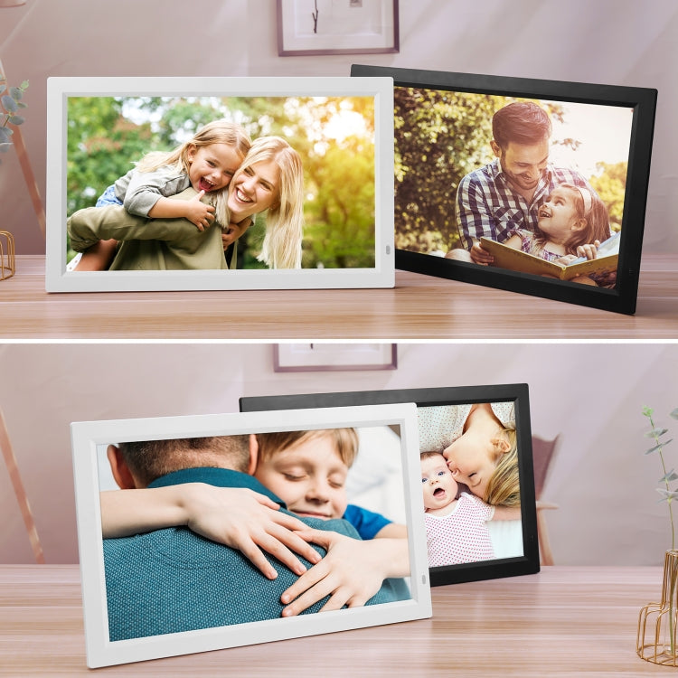 23.6 inch LED Display Digital Photo Frame with Holder & Remote Control, US Plug(Black) - Consumer Electronics by buy2fix | Online Shopping UK | buy2fix