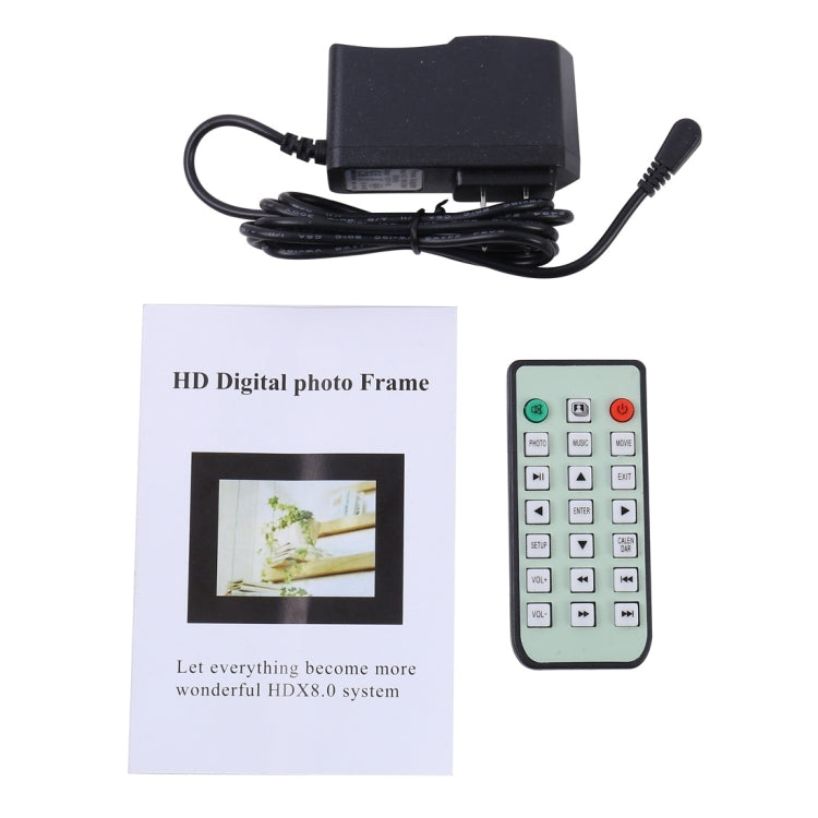 13.0 inch LED Display Digital Photo Frame with Holder / Remote Control, Allwinner, Support USB / SD Card Input / OTG (Black) - Consumer Electronics by buy2fix | Online Shopping UK | buy2fix