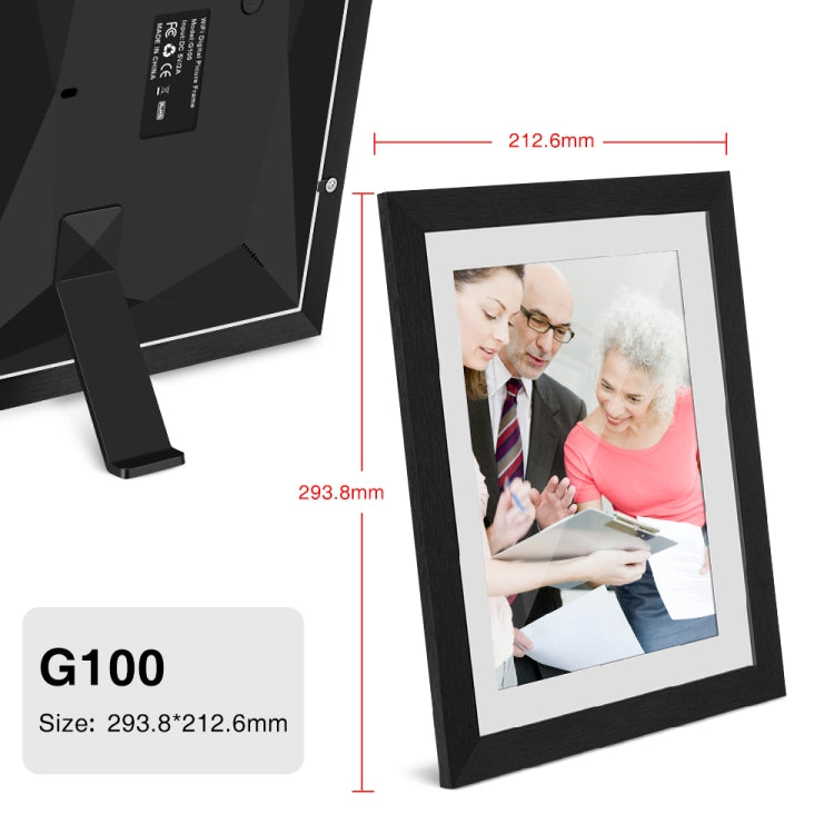 G100 10.1 inch LCD Screen WIFI Cloud Album Digital Photo Frame Electronic Photo Album with Touch Rotating Screen & Video Push (EU Plug) - Consumer Electronics by buy2fix | Online Shopping UK | buy2fix