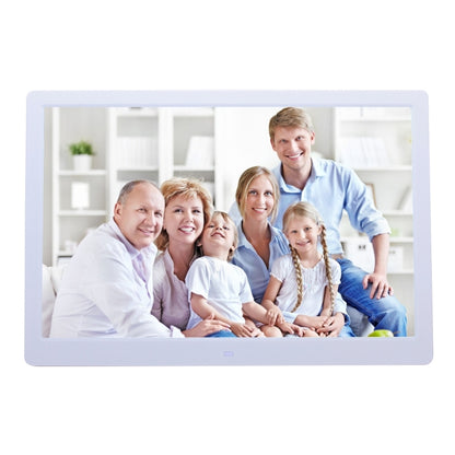 13 inch LED Display Digital Photo Frame with Holder & Remote Control, Allwinner F16, Support SD / MS / MMC Card and USB(White) - Consumer Electronics by buy2fix | Online Shopping UK | buy2fix