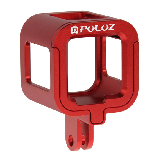 PULUZ Housing Shell CNC Aluminum Alloy Protective Cage with Insurance Frame for GoPro HERO5 Session /HERO4 Session /HERO Session(Red) - Metal Cases by PULUZ | Online Shopping UK | buy2fix