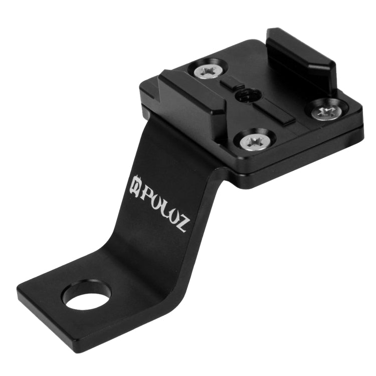 PULUZ Fixed Metal Motorcycle Holder Mount for GoPro Hero11 Black / HERO10 Black /9 Black /8 Black /7 /6 /5 /5 Session /4 Session /4 /3+ /3 /2 /1, DJI Osmo Action and Other Action Cameras(Black) - DJI & GoPro Accessories by PULUZ | Online Shopping UK | buy2fix