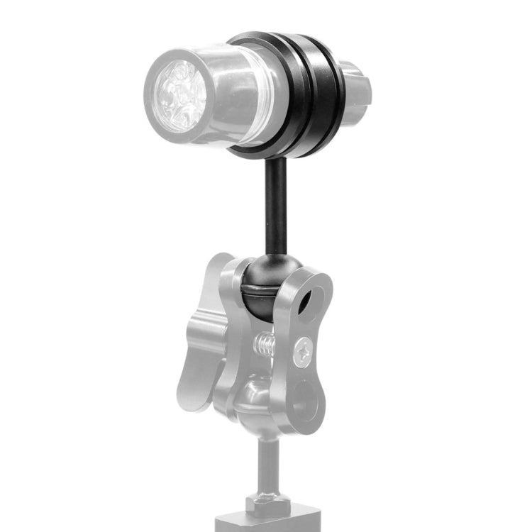 PULUZ Light Diving Aluminum Alloy Clamp Ball Head Mount Adapter Fixed Clip for Underwater Strobe Housing Light - Camera Accessories by PULUZ | Online Shopping UK | buy2fix