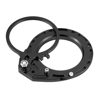 PULUZ Aluminum Alloy 67mm to 67mm Swing Wet-Lens Diopter Adapter Mount for DSLR Underwater Diving Housing(Black) - Camera Accessories by PULUZ | Online Shopping UK | buy2fix