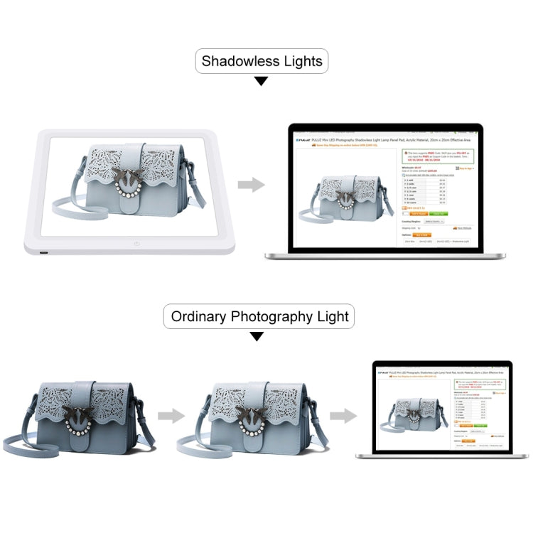 PULUZ LED Shadowless Light Pad for 30cm Photo Studio Box (White) -  by PULUZ | Online Shopping UK | buy2fix