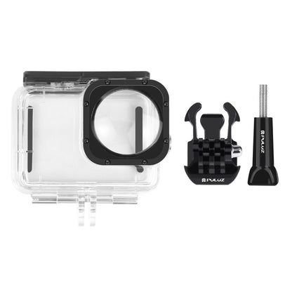 PULUZ 40m Waterproof Housing Protective Case with Buckle Basic Mount & Screw for GoPro HERO12 Black /11 Black /11 Black Mini /10 Black /9 Black Max Lens Mod(Transparent) - Waterproof Cases by PULUZ | Online Shopping UK | buy2fix