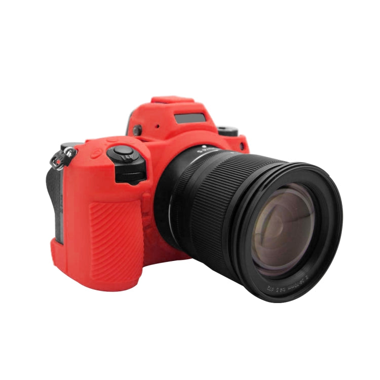 PULUZ Soft Silicone Protective Case for Nikon Z6 II(Red) - Camera Accessories by PULUZ | Online Shopping UK | buy2fix