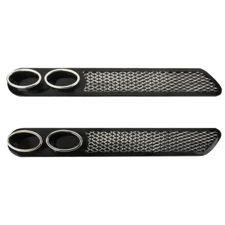 2 PCS Car Tail Pipes Exhaust Pipe Decorative Sticker(Black) - Decorative Sticker by buy2fix | Online Shopping UK | buy2fix