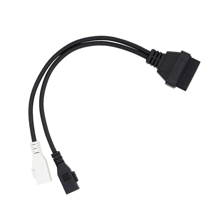 2 x 2 Pin to 16 Pin OBDII Diagnostic Cable for Audi - In Car by buy2fix | Online Shopping UK | buy2fix