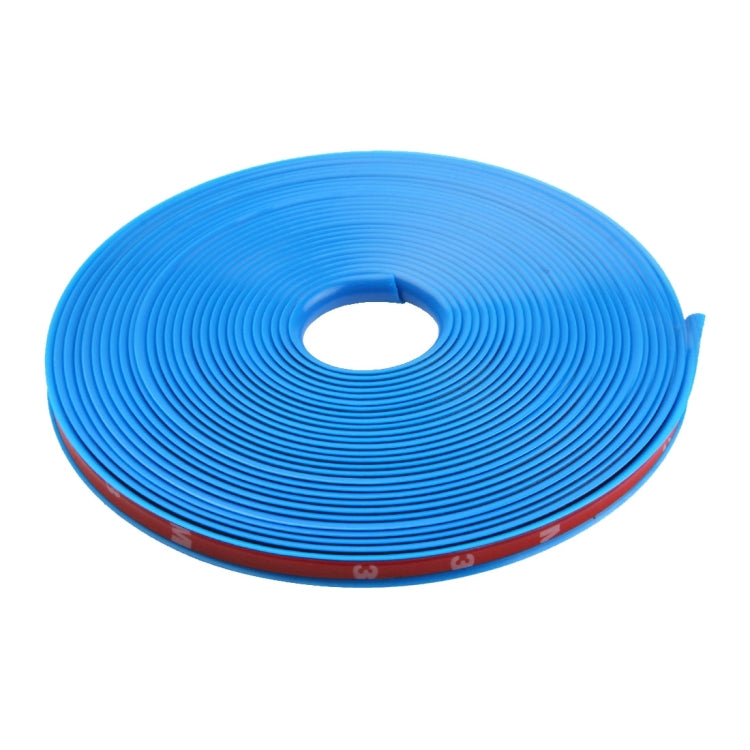 Universal Decorative Scratchproof Stickup 8M Flexible Car Wheel Hub TRIM Mouldings Decoration Strip(Blue) - Decorative Strip by buy2fix | Online Shopping UK | buy2fix