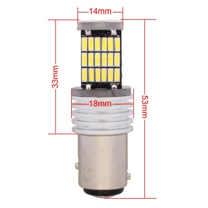 2 PCS 1157 9W 450LM White Light 45 LED 4014 SMD Car Brake Light Steering Light Bulb, DC 12V - In Car by buy2fix | Online Shopping UK | buy2fix