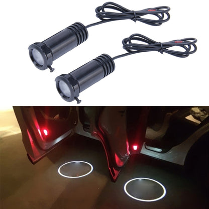 Car Door LED Laser Welcome Decorative Light, LED Laser for KIA Logo (Pair)(Black) - Door Lights by buy2fix | Online Shopping UK | buy2fix