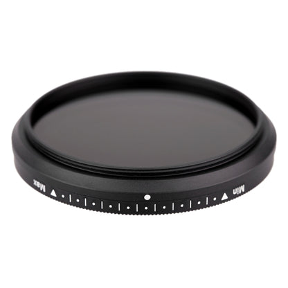 52mm ND Fader Neutral Density Adjustable Variable Filter ND 2 to ND 400 Filter(Black) - Camera Accessories by buy2fix | Online Shopping UK | buy2fix