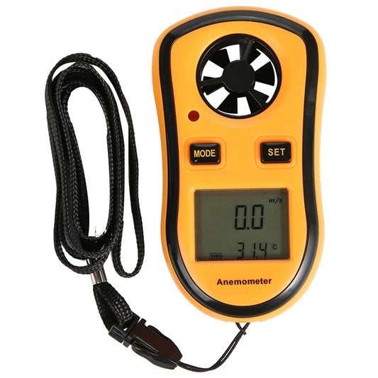 Digital Anemometer(Yellow) - Consumer Electronics by buy2fix | Online Shopping UK | buy2fix