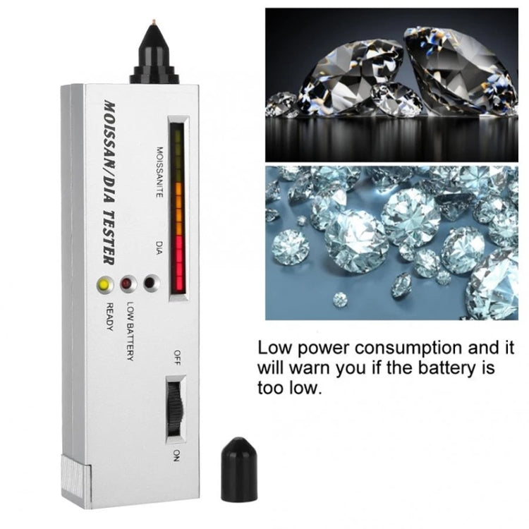 Portable Moissanite / Diamond Tester, DC 9V Battery(Silver) - Consumer Electronics by buy2fix | Online Shopping UK | buy2fix