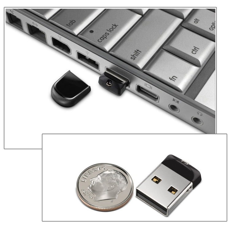 8GB Mini USB Flash Drive with Chain for PC and Laptop -  by buy2fix | Online Shopping UK | buy2fix