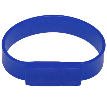 8GB Silicon Bracelets USB 2.0 Flash Disk(Dark Blue) - USB Flash Drives by buy2fix | Online Shopping UK | buy2fix