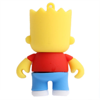 The Simpsons Bart  Shape Silicone USB2.0 Flash disk, Special for All Kinds of Festival Day Gifts (8GB) -  by buy2fix | Online Shopping UK | buy2fix