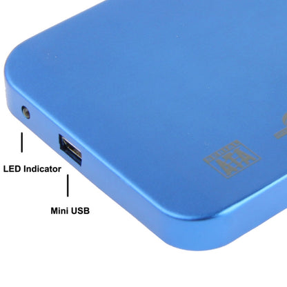 2.5 inch SATA HDD External Case, Size: 126mm x 75mm x 13mm (Blue) - HDD Enclosure by buy2fix | Online Shopping UK | buy2fix